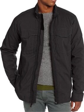 prAna Ogden Jacket Charcoal Gray Insulated Full Zip Zion Stretch Men's Small